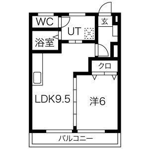 岐阜県岐阜市西荘2丁目 西岐阜駅 1LDK マンション 賃貸物件詳細
