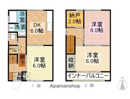 マサハウス 1階 3DK 賃貸物件詳細