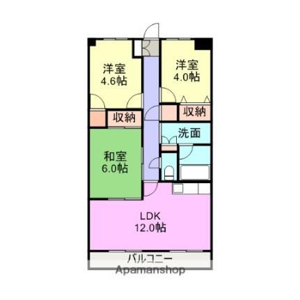 メゾン東本町 3階 3LDK 賃貸物件詳細