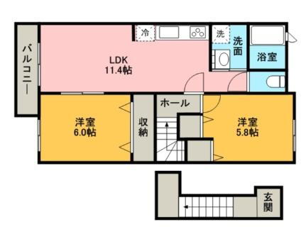 静岡県富士市南松野 富士川駅 2LDK アパート 賃貸物件詳細