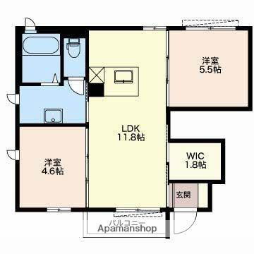 静岡県富士市横割2丁目 新富士駅 2LDK アパート 賃貸物件詳細