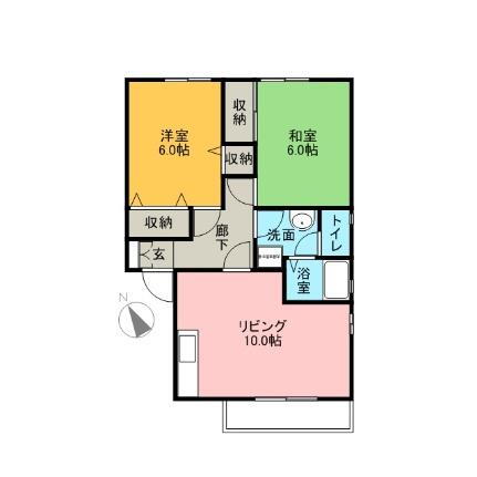 静岡県富士市中里 須津駅 2LDK アパート 賃貸物件詳細