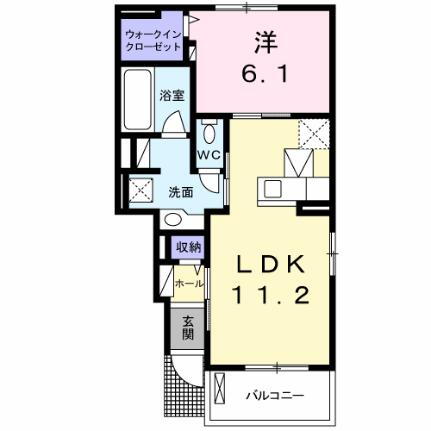 サニーレジデンスＡ 1階 1LDK 賃貸物件詳細