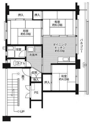 ビレッジハウス横地２号棟 1階 3DK 賃貸物件詳細