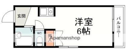 メイプル安東ＦＩＩ 1階 ワンルーム 賃貸物件詳細