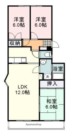 モンテベルデ高野 3階 3LDK 賃貸物件詳細