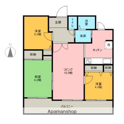第三北浜田マンション 7階 3LDK 賃貸物件詳細