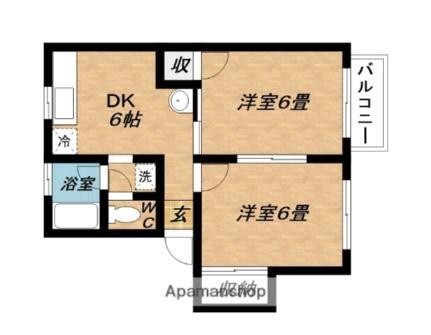 三重県名張市鴻之台2番町 名張駅 2DK アパート 賃貸物件詳細