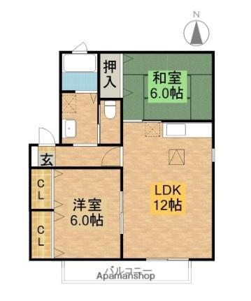 滋賀県長浜市四ツ塚町 長浜駅 2LDK アパート 賃貸物件詳細