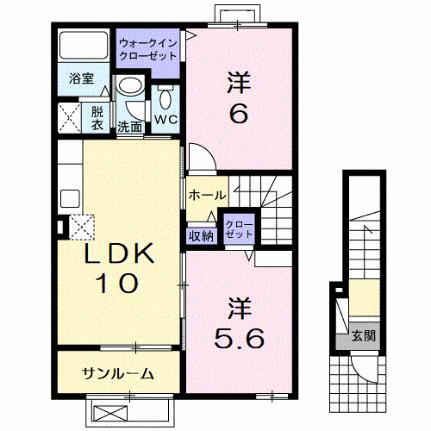 滋賀県米原市本市場 近江長岡駅 2LDK アパート 賃貸物件詳細