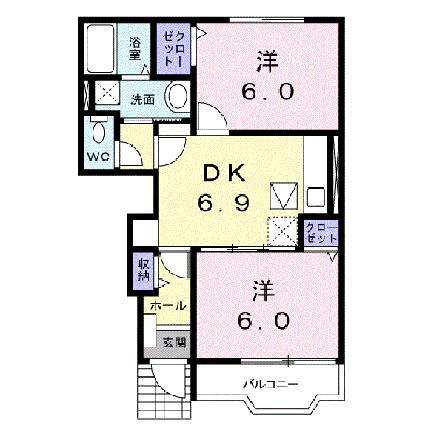 滋賀県草津市東草津2丁目 草津駅 2DK アパート 賃貸物件詳細
