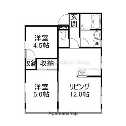 滋賀県野洲市市三宅 野洲駅 2LDK アパート 賃貸物件詳細