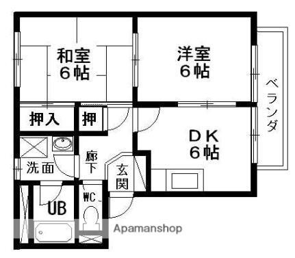 滋賀県彦根市川瀬馬場町 河瀬駅 2DK アパート 賃貸物件詳細