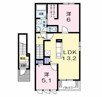 滋賀県東近江市大森町 八日市駅 2LDK アパート 賃貸物件詳細