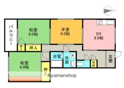 コートハウス寿 1階 3DK 賃貸物件詳細
