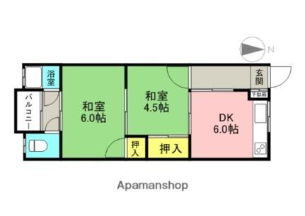 大阪府高槻市浦堂2丁目 高槻駅 2DK アパート 賃貸物件詳細