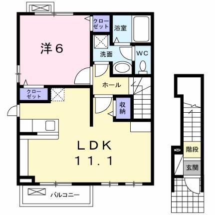 大阪府枚方市町楠葉2丁目 樟葉駅 1LDK アパート 賃貸物件詳細