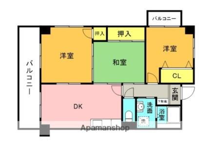 大阪府高槻市南平台3丁目 高槻駅 3DK マンション 賃貸物件詳細