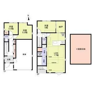 門真市小路町戸建　Ｂ 3LDK 賃貸物件詳細