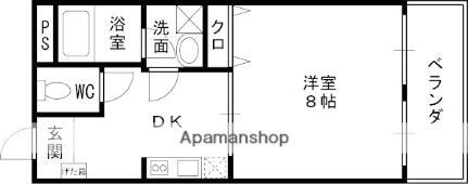 チェリーコート 1階 1DK 賃貸物件詳細