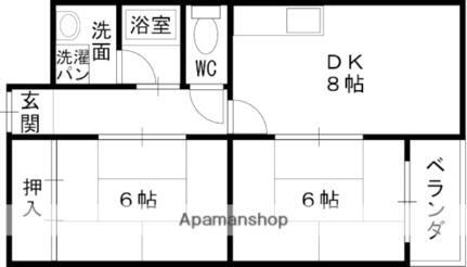 大阪府高槻市南芥川町 高槻駅 2DK マンション 賃貸物件詳細