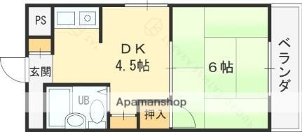 大阪府東大阪市荒本新町 荒本駅 2K マンション 賃貸物件詳細