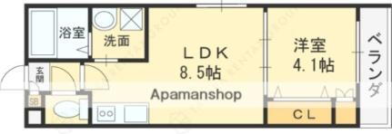 大阪府東大阪市大蓮北2丁目 弥刀駅 1LDK アパート 賃貸物件詳細