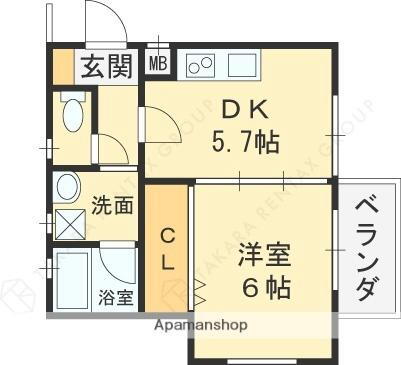 大阪府東大阪市小若江1丁目 長瀬駅 1DK アパート 賃貸物件詳細