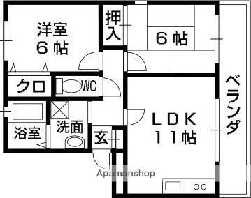 大阪府八尾市山本町北7丁目 河内山本駅 2LDK アパート 賃貸物件詳細