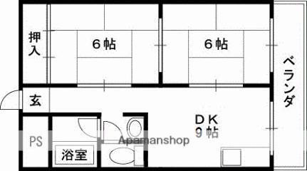 沼ハイツ 6階 2DK 賃貸物件詳細