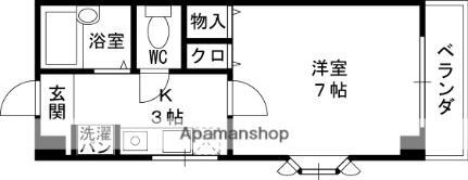 ハイエストキャッスルマンション 3階 1K 賃貸物件詳細