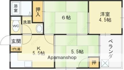大阪府柏原市玉手町 道明寺駅 3K マンション 賃貸物件詳細