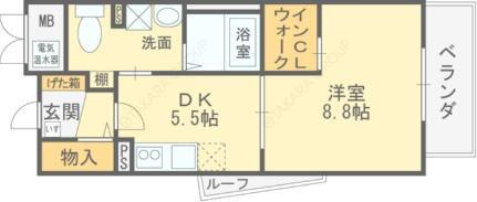 大阪府八尾市上之島町南1丁目 河内山本駅 1DK マンション 賃貸物件詳細