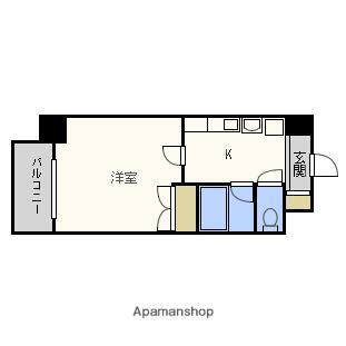 コンセール裕恵 5階 1K 賃貸物件詳細