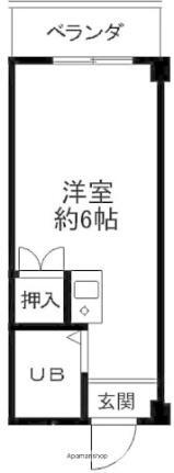 ベルメゾンロゼ 2階 ワンルーム 賃貸物件詳細