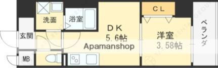 大阪府大阪市東淀川区菅原2丁目 ＪＲ淡路駅 1DK マンション 賃貸物件詳細
