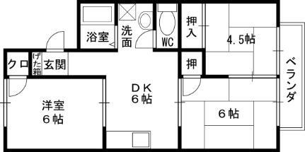 大阪府東大阪市上四条町 瓢箪山駅 3DK アパート 賃貸物件詳細