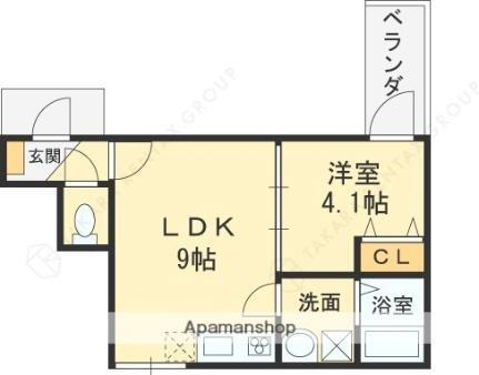 大阪府東大阪市友井2丁目 弥刀駅 1LDK アパート 賃貸物件詳細