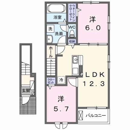 大阪府八尾市二俣2丁目 志紀駅 2LDK アパート 賃貸物件詳細