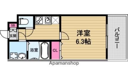 大阪府大阪市中央区上町1丁目 谷町六丁目駅 1K マンション 賃貸物件詳細