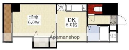 ノルデンハイム新北野 3階 1DK 賃貸物件詳細