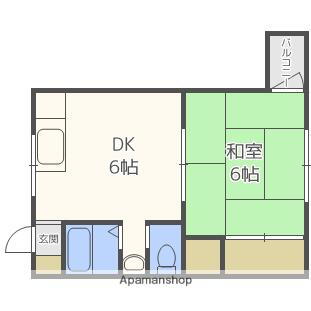 兵庫県尼崎市瓦宮1丁目 園田駅 1DK アパート 賃貸物件詳細