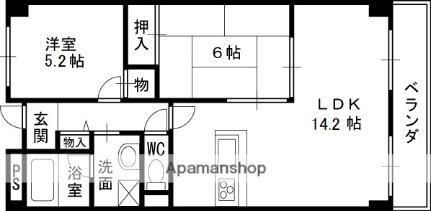 メルヴェユ伊丹 3階 2LDK 賃貸物件詳細