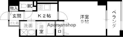 兵庫県伊丹市中央2丁目 伊丹駅 1K マンション 賃貸物件詳細