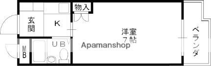 ジョイフル西宮北口 2階 1K 賃貸物件詳細