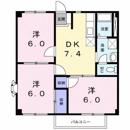 兵庫県姫路市北今宿2丁目 姫路駅 3DK アパート 賃貸物件詳細