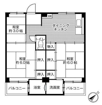 兵庫県姫路市書写台2丁目 余部駅 3DK マンション 賃貸物件詳細