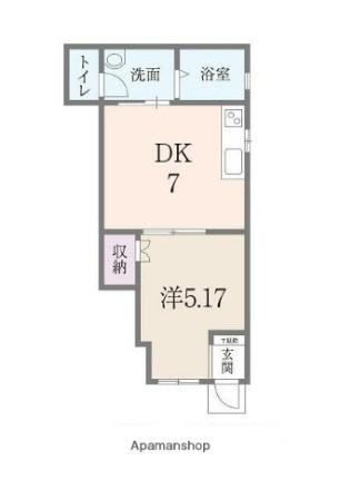 網干区余子浜第２アートハイツ 1階 1DK 賃貸物件詳細
