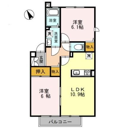 兵庫県姫路市飾東町佐良和 野里駅 2LDK アパート 賃貸物件詳細
