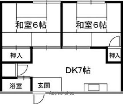 シティハイツタムラ 1階 2DK 賃貸物件詳細
